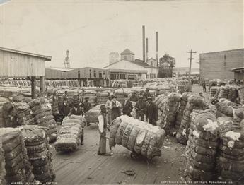 (AFRICAN AMERICANA--COTTON) Cotton gins, Arkansas * Weighing Cotton, Norfolk, Virginia.